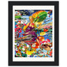 The Bitch Is On Her Way Wooden Framed Print - Spork Fine Art USA